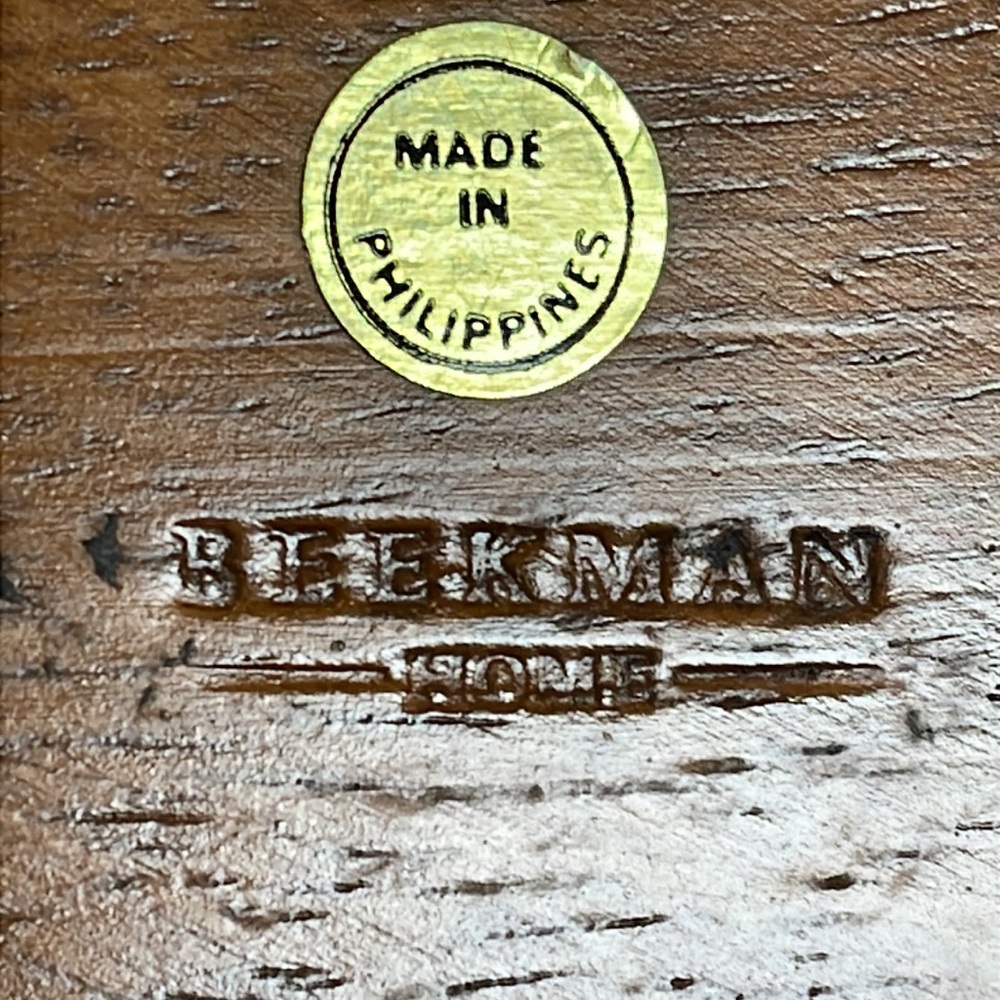 BEEKMAN Home Wood Serving Decorative Tray. Made in Philippines. NWOT. Never Used - Picture 7 of 7